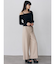 フロントベルトワイドパンツ【セット販売対象】