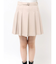 ダブルプリーツミニスカート【セット販売対象】