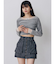 フロントZIPアウトポケットミニスカート