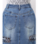 ツイストレースアップデニムスカート