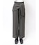 ウエストデザインワイドパンツ