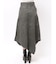 ウォッシュアシメラッフルZIPスカート【セット販売対象】