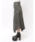 ウォッシュアシメラッフルZIPスカート【セット販売対象】