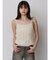 ミックスフリンジニットキャミソール