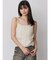 ミックスフリンジニットキャミソール