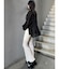 レースパッチワークフレアパンツ【WEB限定】
