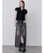 フレンチスリーブフリンジブラウス