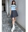 パターンロゴパッチTシャツ