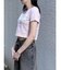 パターンロゴパッチTシャツ