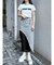 パターンロゴパッチTシャツ