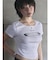 【Opening Project】W Squareneck Cropped Symbol T Shirt