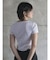 【Opening Project】W Squareneck Cropped Symbol T Shirt