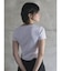 【Opening Project】W Squareneck Cropped Symbol T Shirt