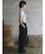 【Opening Project】W Squareneck Cropped Symbol T Shirt