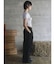 【Opening Project】W Squareneck Cropped Symbol T Shirt