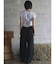 【Opening Project】W Squareneck Cropped Symbol T Shirt