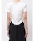 【Opening Project】W Squareneck Cropped Symbol T Shirt