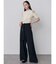 ショルダーカットZIPハーフニット
