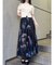 ショルダーカットZIPハーフニット