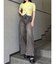ショルダーカットZIPハーフニット