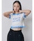 シャドウクロップドTシャツ