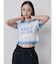 シャドウクロップドTシャツ