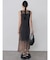 デニムプリントシアーワンピース