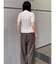 ダブルタックワイドパンツ