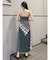 パッチワークキャミワンピース