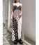 パッチワークキャミワンピース