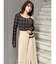 フェイクレザーベルトZIPスカート