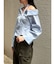 マルチウェイオフショルストリングシャツ