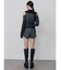 オフショルレイヤードZIPニット