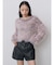 フェードホログラムシャギーニット