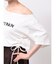 ワンショルロゴワイドTシャツ