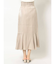 シャイニーラッフルフレアスカート