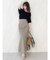 ハイウエストマーメイドラインスカート