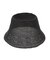 モノトーンアミアミバケットハット