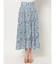 ランダムパターンロングスカート