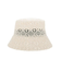ペーパー柄編みハット