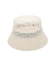 ペーパー柄編みハット