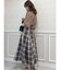 【WEB限定】チェックノースリーブコルセットワンピース