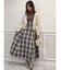 【WEB限定】チェックノースリーブコルセットワンピース