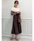 サイドプリーツフレアスカート