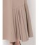 サイドプリーツフレアスカート
