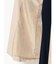 バックプリーツトレンチコート
