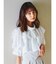 フリルリボン2WAY5分袖ブラウス