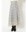 パステルレースフレアスカート