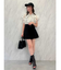 フラッピングボタンミニスカート