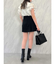 フラッピングボタンミニスカート